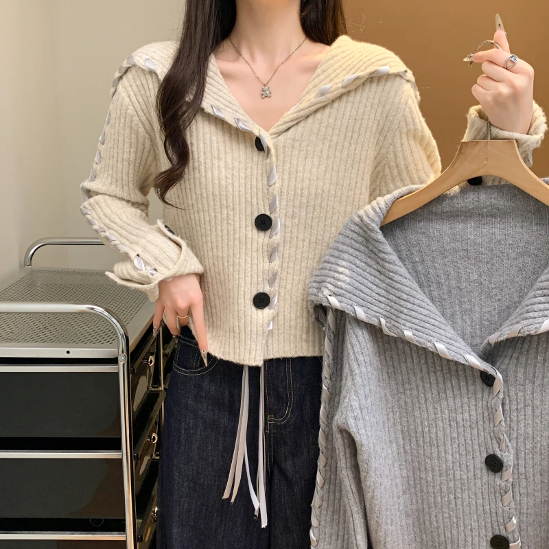 

Женский длинный вязаный свитер-свеч с колючками на одно плечо, базовый слой, модный топ, дизайн, чувственный, милый, осень-зима