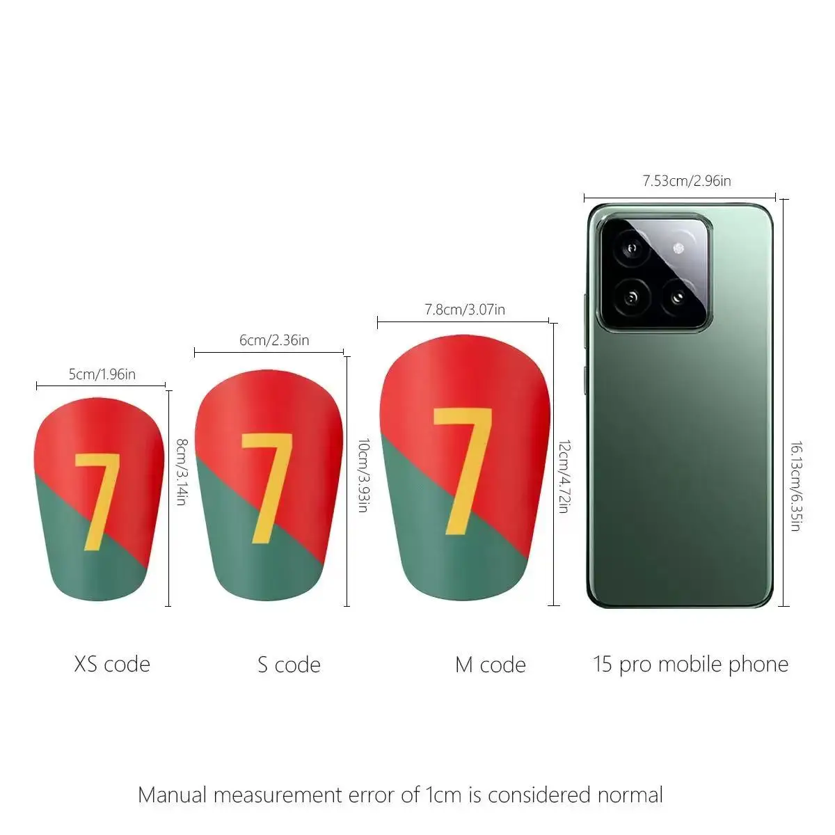 [Professional Shin Guards] Lightweight Professional Soccer Training Shin Guards, 1 Pair | Impact Reduction Buffer Protective Eq