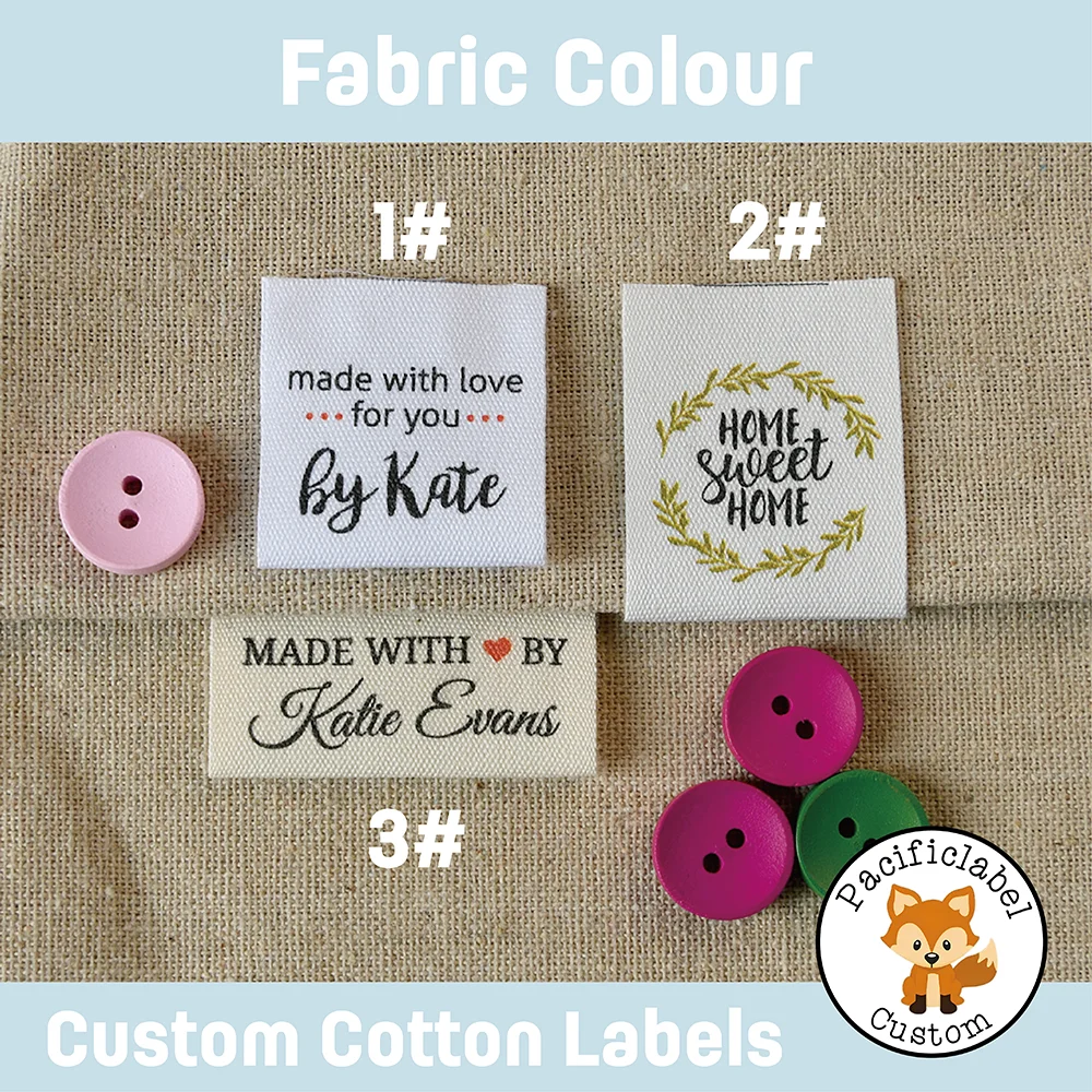 15*50 mm Cotton With Logo or Text Sewing accessori Label,tags for knitted things,Custom,Personalizada,handmade label,gift tags