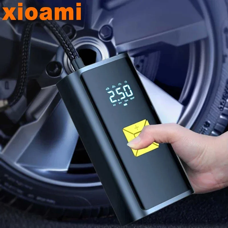 6000mAh 150PSI Smart Air Pump Digital Tire Inflator Car Portable Air Compressor Pump for Auto Car Motorcycle Bicycle Inflatable