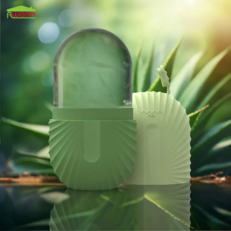 

1PCS Facial puffiness massage with ice grid and shell pattern on the face, ice grid beauty products, ice roller facial mask mold