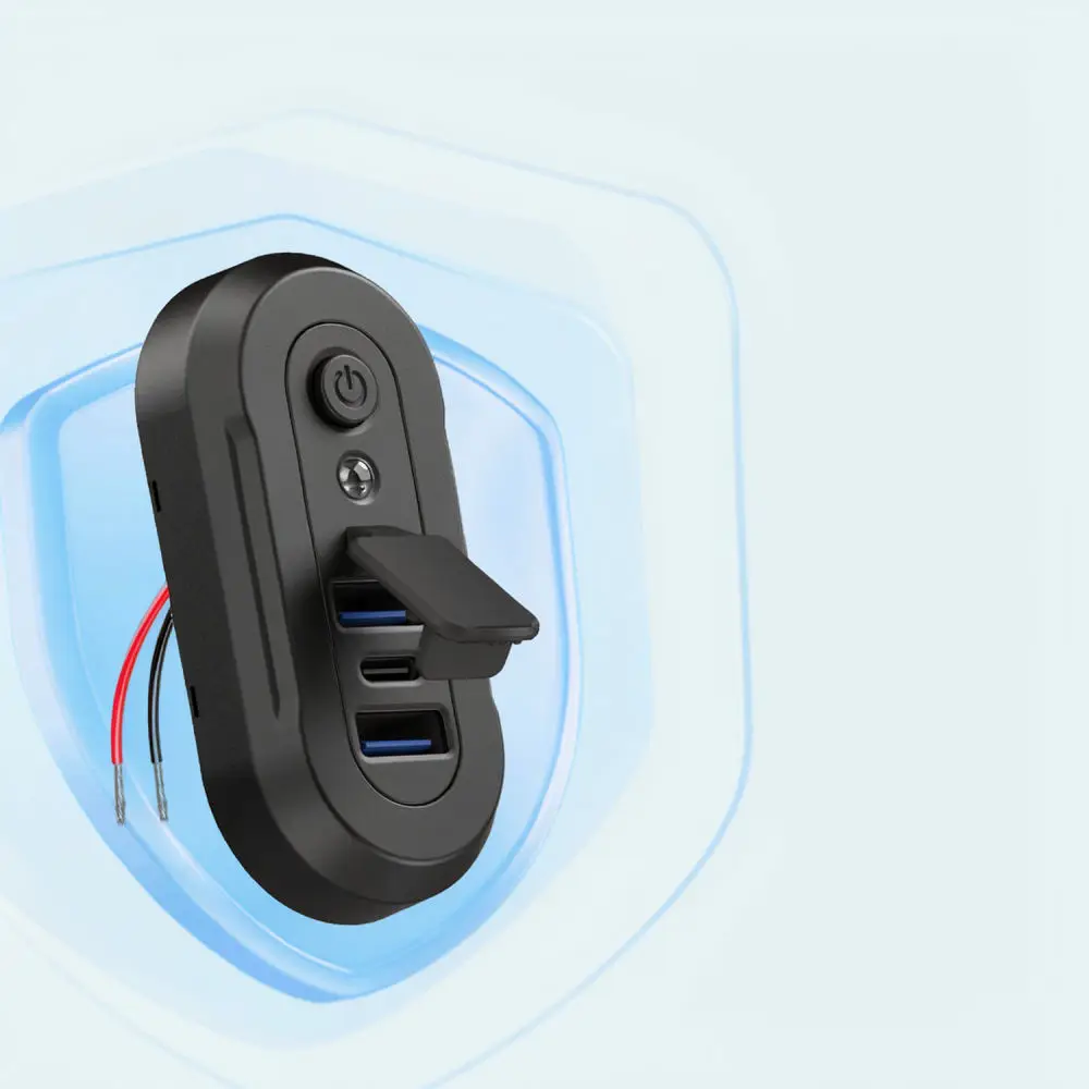 Dual QC3 0 PD Fast Car Charger Adapter For Truck Bus Boat Modified Auto Interior Accessory With Power Control Switch