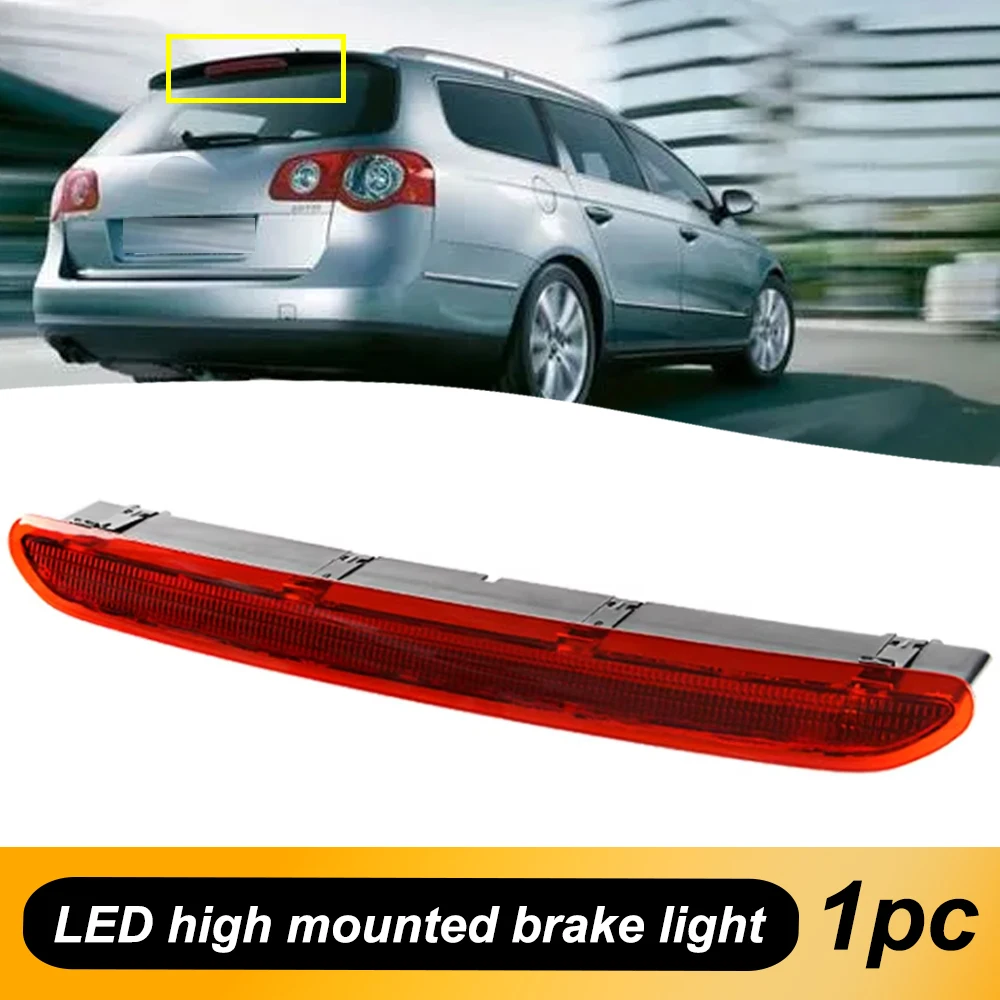1 unidad para VW Jetta Station Wagon Tiguan 2010 2011 2012 2013 2014 montaje alto rojo tercera lámpara de luz de freno OEM: 1K 6945097 A