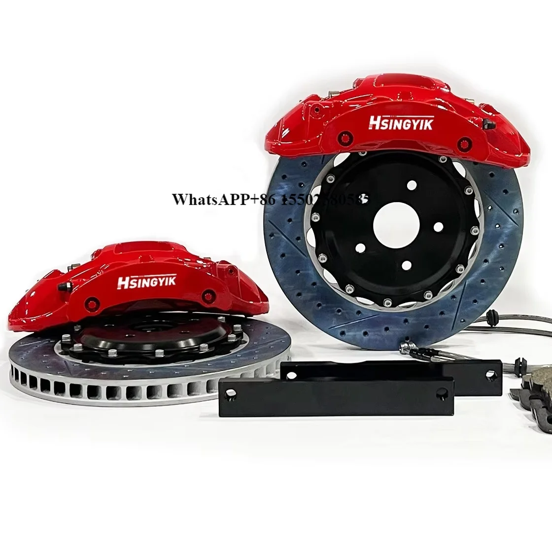 

Upgrade Calipers Big 2 Piece Rotors Floating Brakes Discs Kit For Nissan 350Z Accord 2.0 Sport 406 E92 M3 2011