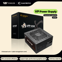 Power Train X-GAMERX VP 650W 750W 850W power supply embossed wiring comb 120mm temperature control fan overload protection