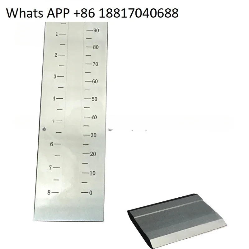 Stainless Steel Single Groove Grindometer/Hegman Grindmeter/Scraper Fineness Gauge Paint   0-15un- 0-150un