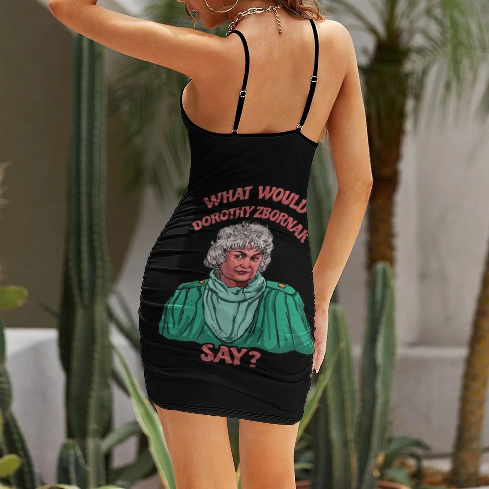 What would Dorothy Zbornak do? Sling Dress summer clothes Summer women's clothing Women's long dress Beachwear