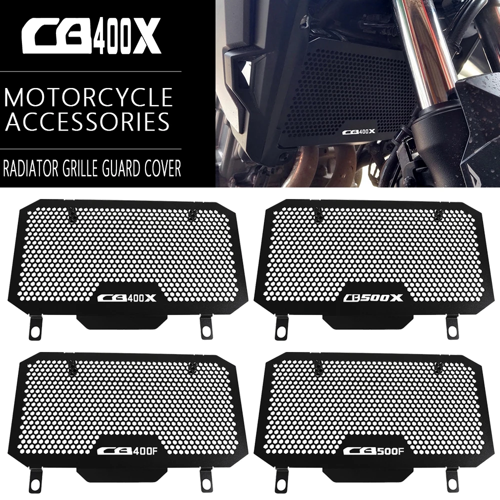 

For HONDA CB500X CB500F CB400F CB400X CB400F/X 2013-2022 2023 2024 Motorcycle Radiator Grille Guard Cover Protector CB 400 500 X