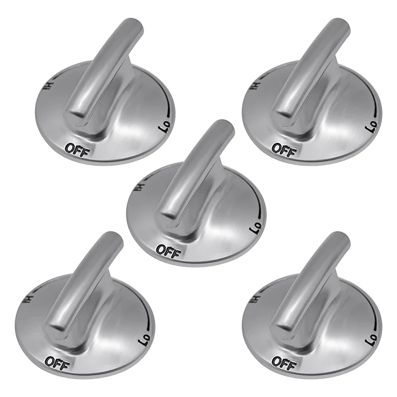 5Pcs for Jenn Air Whirlpool Cooktop Burner Knobs - AP6011505 PS11744702 74007733