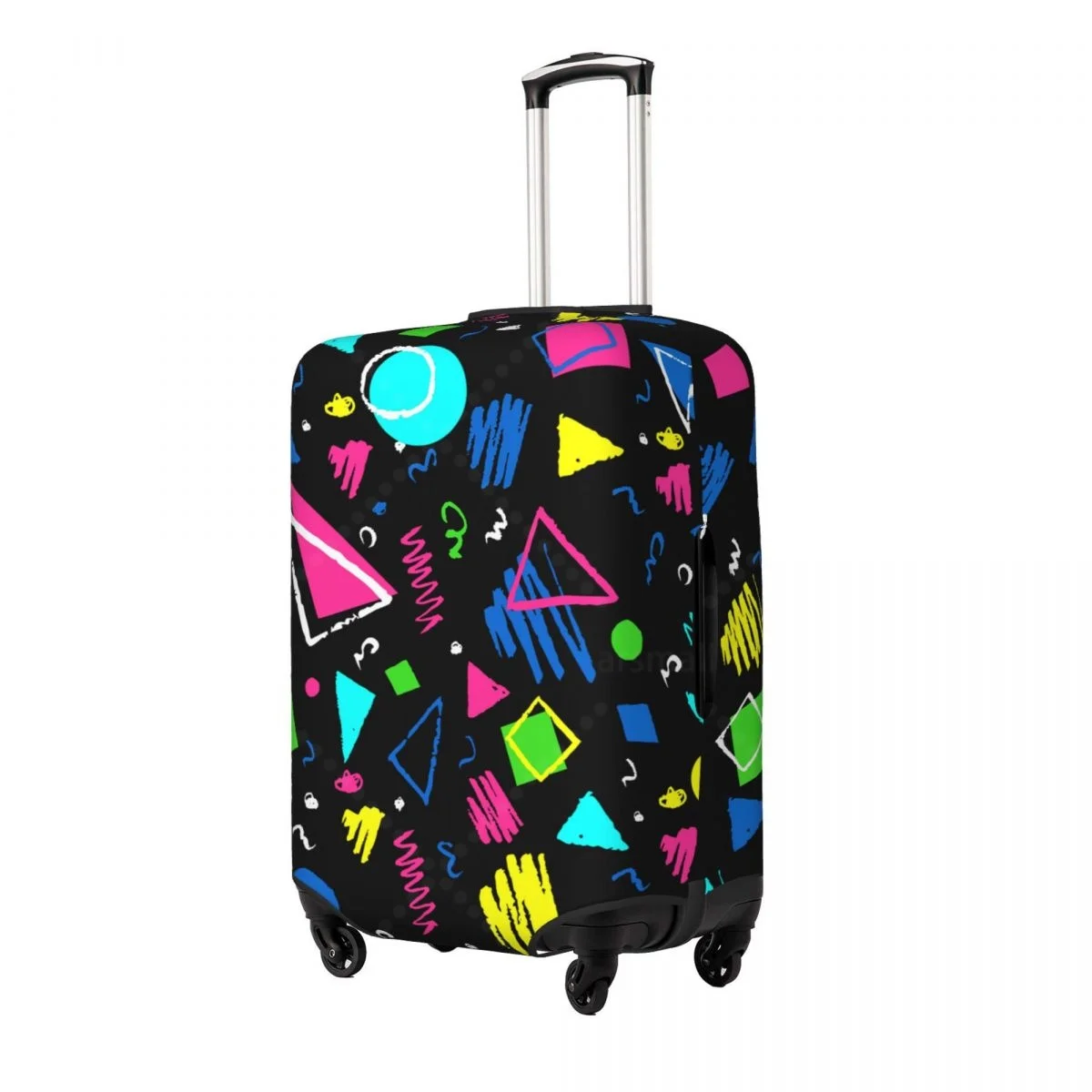 Retro 80s 90s Fanny Pack Luggage Cover Suitcase Protector Thicken Elasticity Dust Covered Anti-scratch Protective Case 18-32