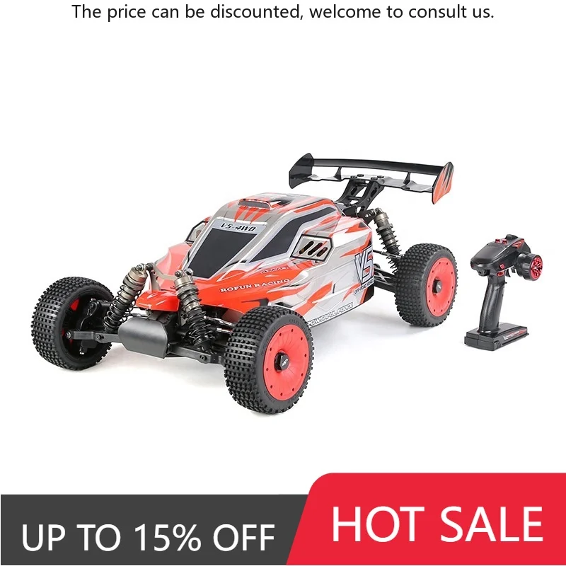 

Rofun V5 Baja 1:5 Scale 4WD RC Nitro Buggy 2.4Ghz 6CH Remote Control Gasoline Truck RTR With 32CC Engine Petrol Gas Fueled Car