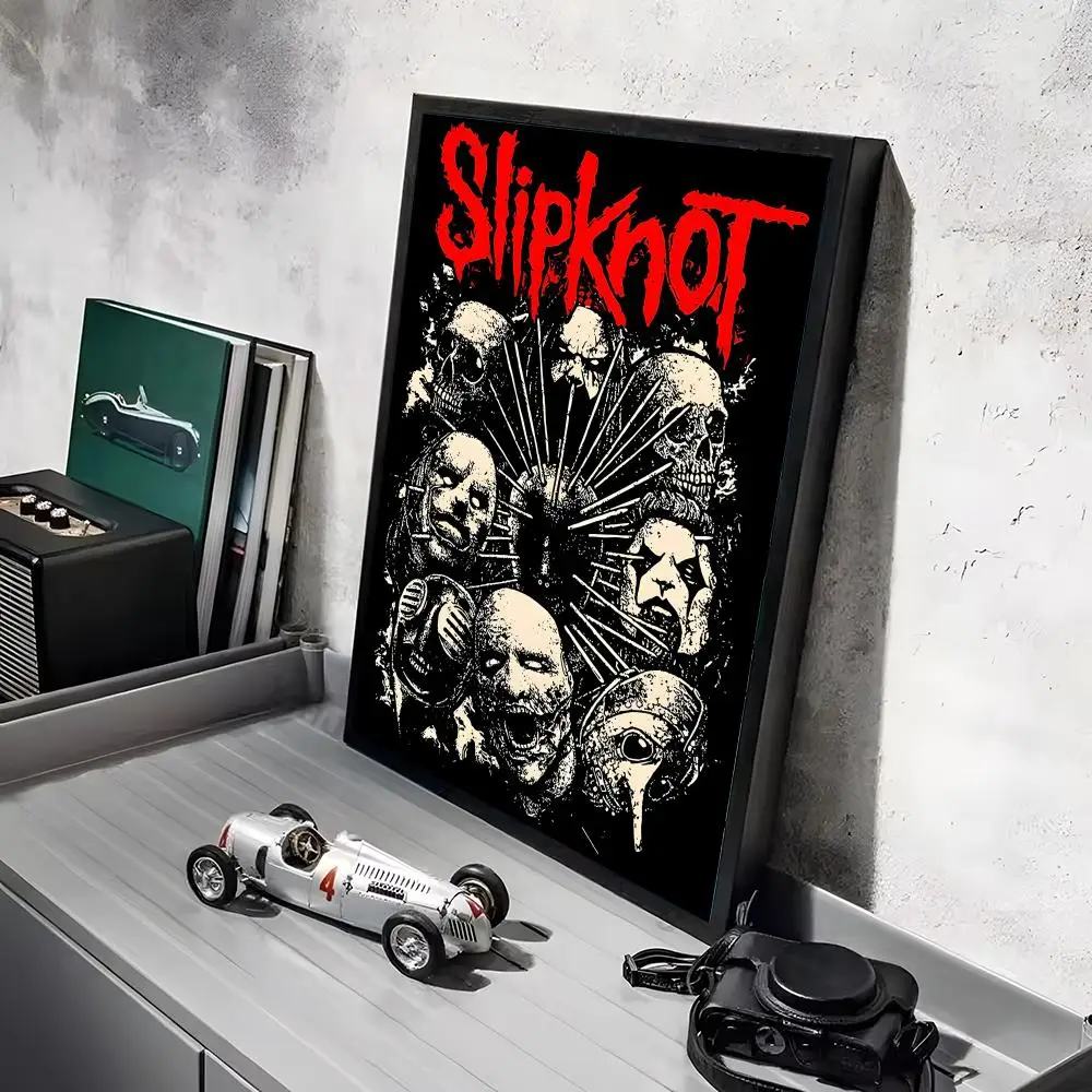 ملصق Rock Band S-slipknot العصري الجمالي جدار الفن ملصق جيد مطبوع على ورق PP لتزيين حانات غرفة المعيشة