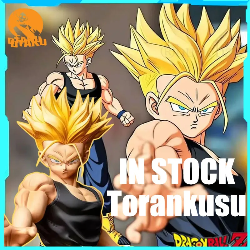 

В наличии Dragon Ball аниме фигурка стволы фигурки Сайян Torankusu фигурка ПВХ модель статуя коллекция украшения стол подарочные игрушки