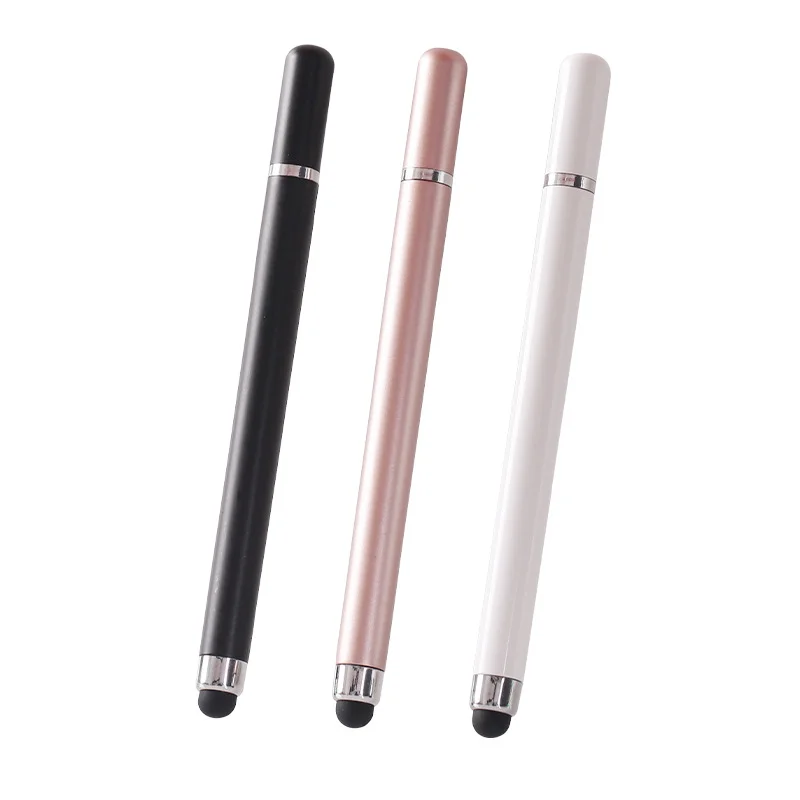 Universal Tablet Stylus Pen 2 in 1 Double Headed High Sensitivity Replaceable Nib Drawing Smart Phone Touch Stylus