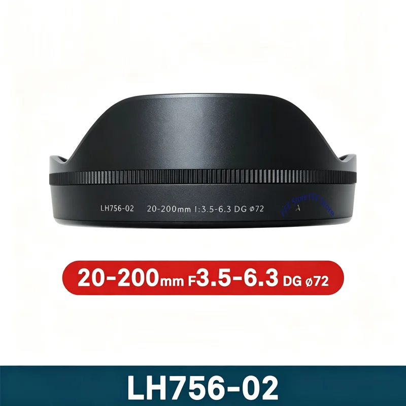 New Original LH756-02 Lens Hood For Sigma 20-200mm F3.5-6.3 DG 72mm Lens LH756 02