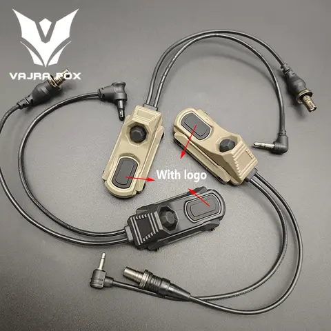UN AXON 듀얼 기능 모드 단추 압력 스위치, SF M300 M600 손전등 PEQ NGAL OTAL-C 스카우트 라이트 SF/2.5/3.5/DC 플러그용