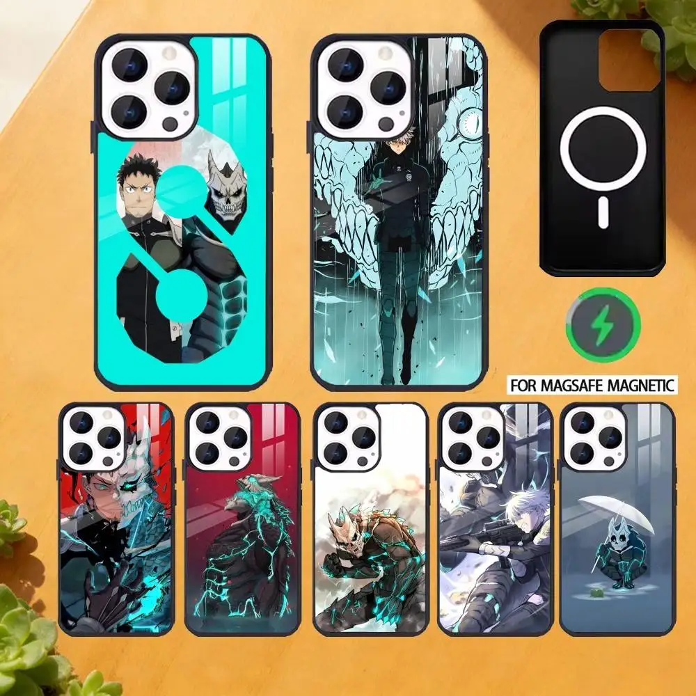 

Kaiju No 8 Phone Case For iPhone 17,16,15,14,13,12,Plus,Pro,Max For Magsafe Magnetic Wireless Charge