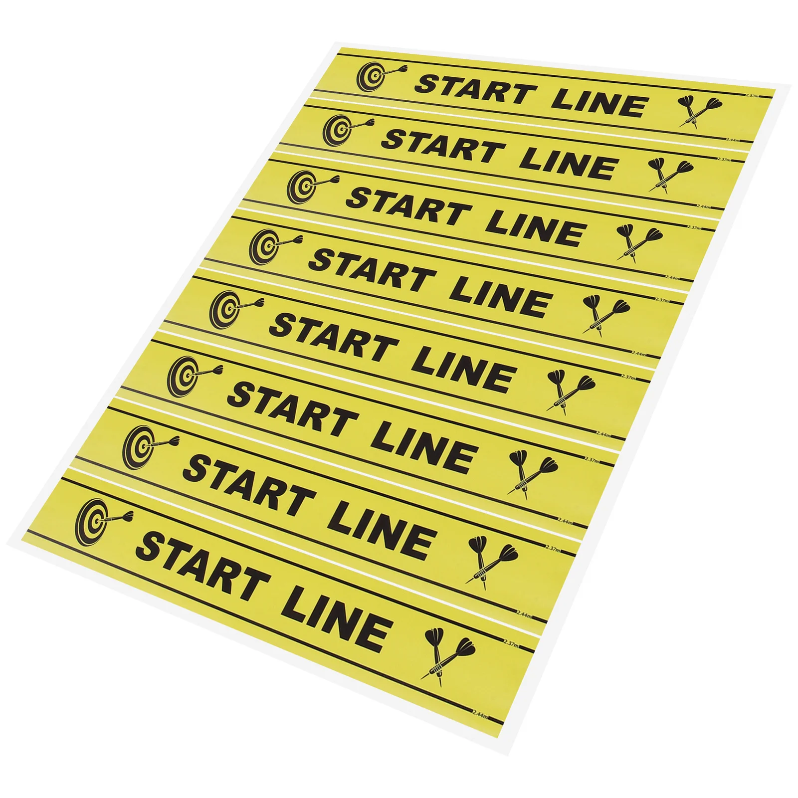 Floor Marker Clear Visible Ground Line For Accurate Throwing Durable Dart Throw Accessory Party Game Night Outdoor Dart Line