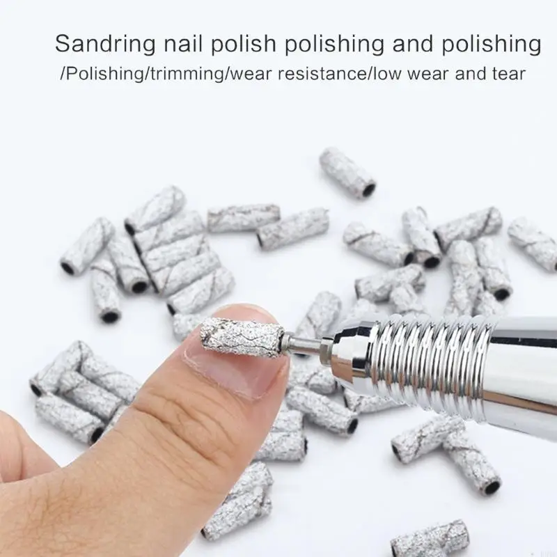 R3MF 50pcs Nagelschleifbänder Pediküre erreichen Salonqualitätsnägel zu Hause oder zu Hause