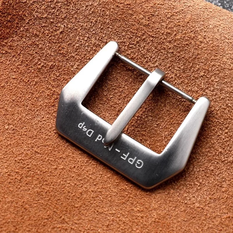 إبزيم قضيب زنبركي من الفولاذ المقاوم للصدأ من GPF لساعة Panerai PAM التجريبية ، فضي ، أداة نحت مجانية ، 22: 24: 50: 26