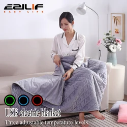 USB electric blanket multifunctional shawl warming blanket heating cover blanket can be laid, covered or worn for office use