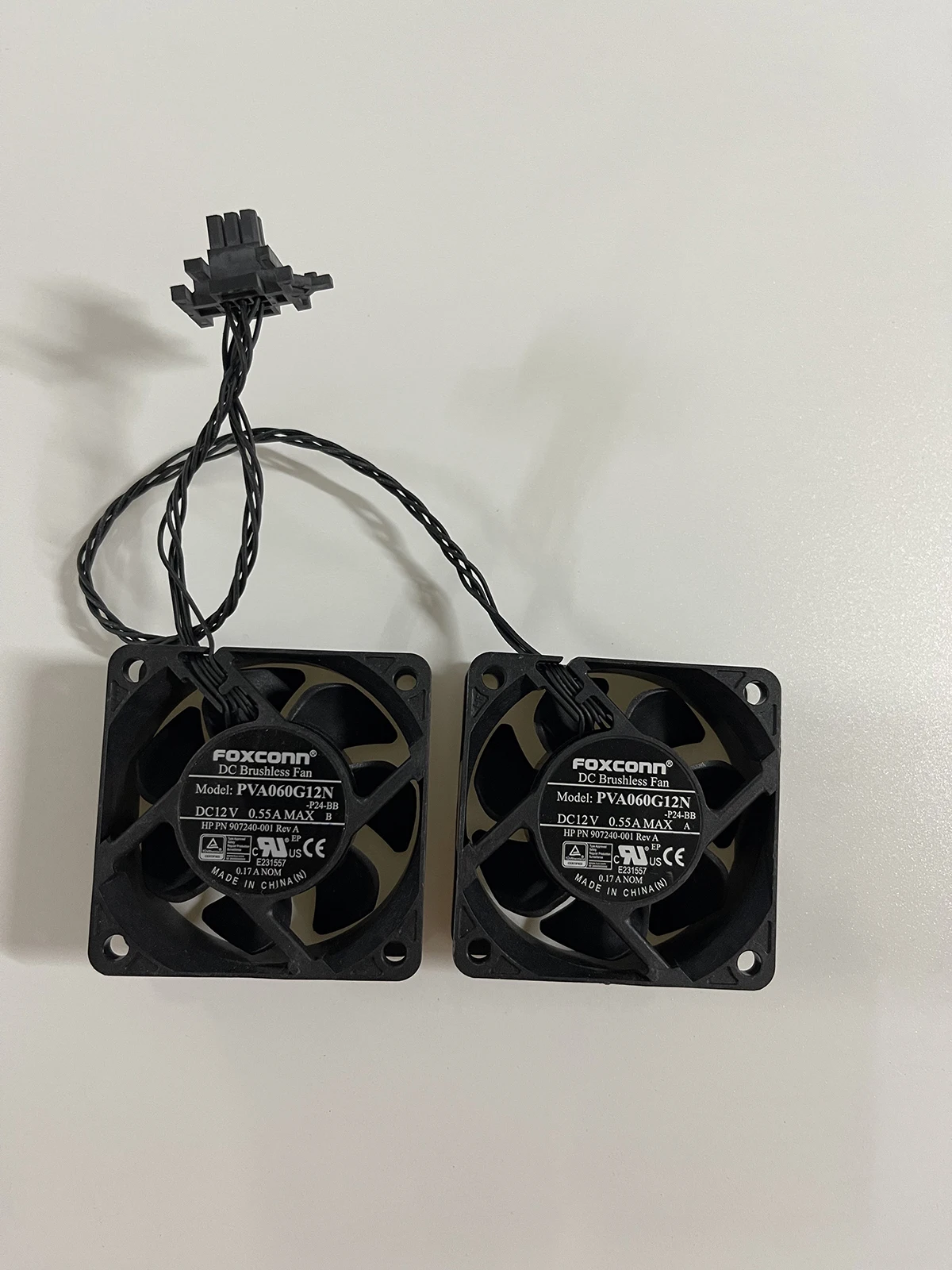 

Z440 Workstation PVA060G12N 12V 0.55A 6025 Memory Fan 907240-001