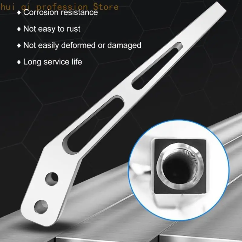 10-Zoll-Schalthebel aus gebogenem Aluminium für Tremec T56-Getriebeschalthebel H8WE – Detail 3