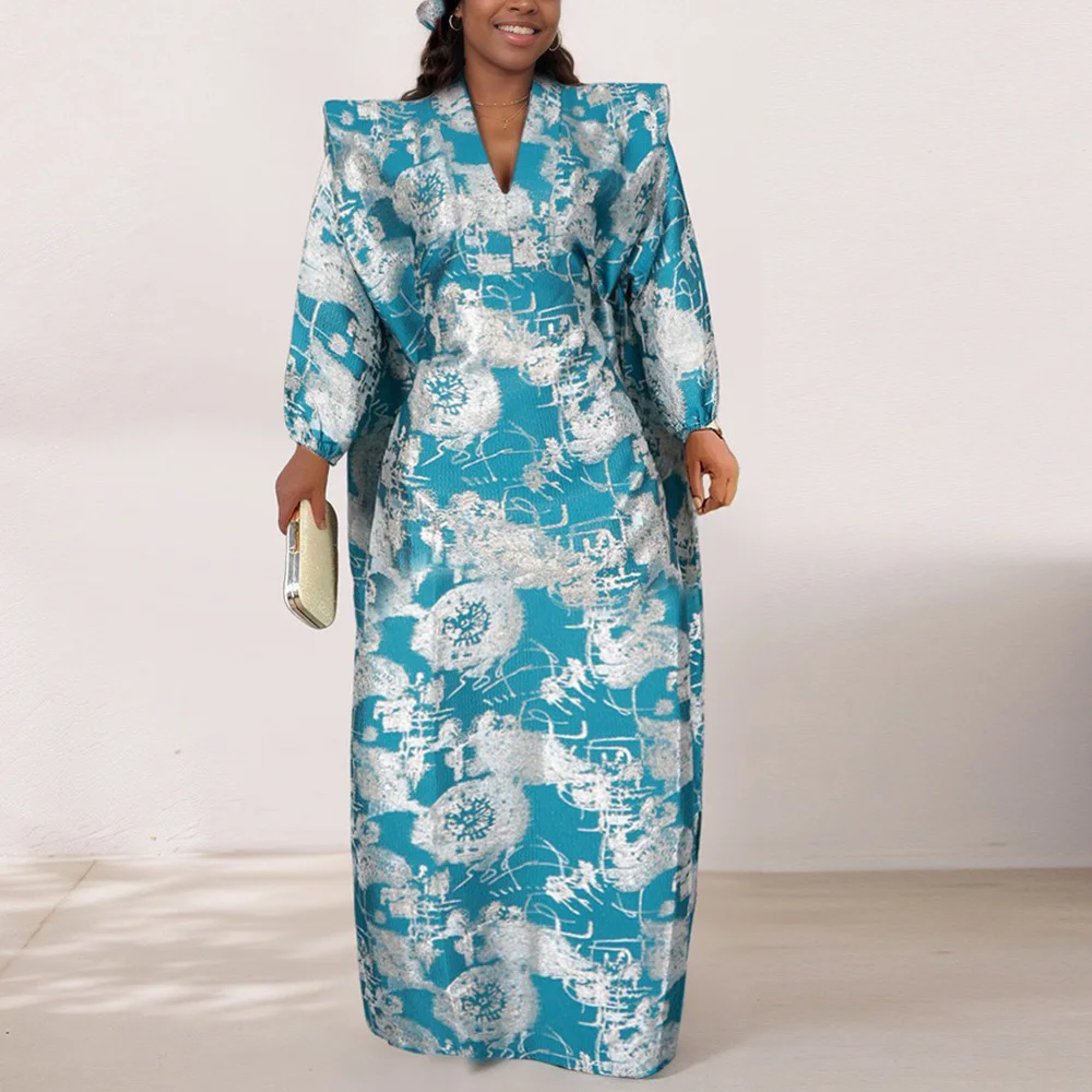 

Elegant African Dresses for Woman 2025 New Traditional Africa Clothing Dashiki Ankara Outfits Gowns Abayas Robes Muslim Kaftan