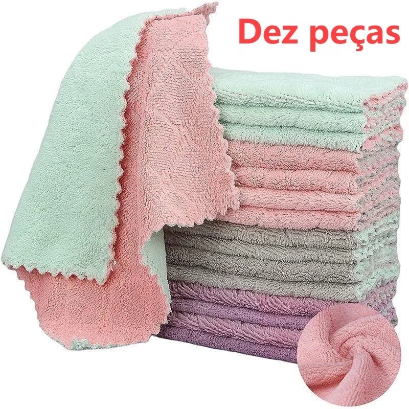 High Quality Super Absorbent Microfiber Dish Cloth/Household Cleaning Towel/Kitchen Utensils