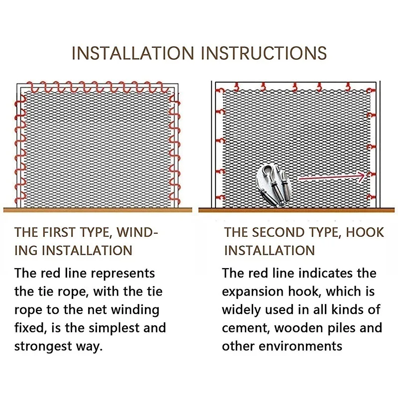 White Nylon Safety Net Construction Flame Retardant Safety Net Workplace Fall Protection Net Isolation Fence