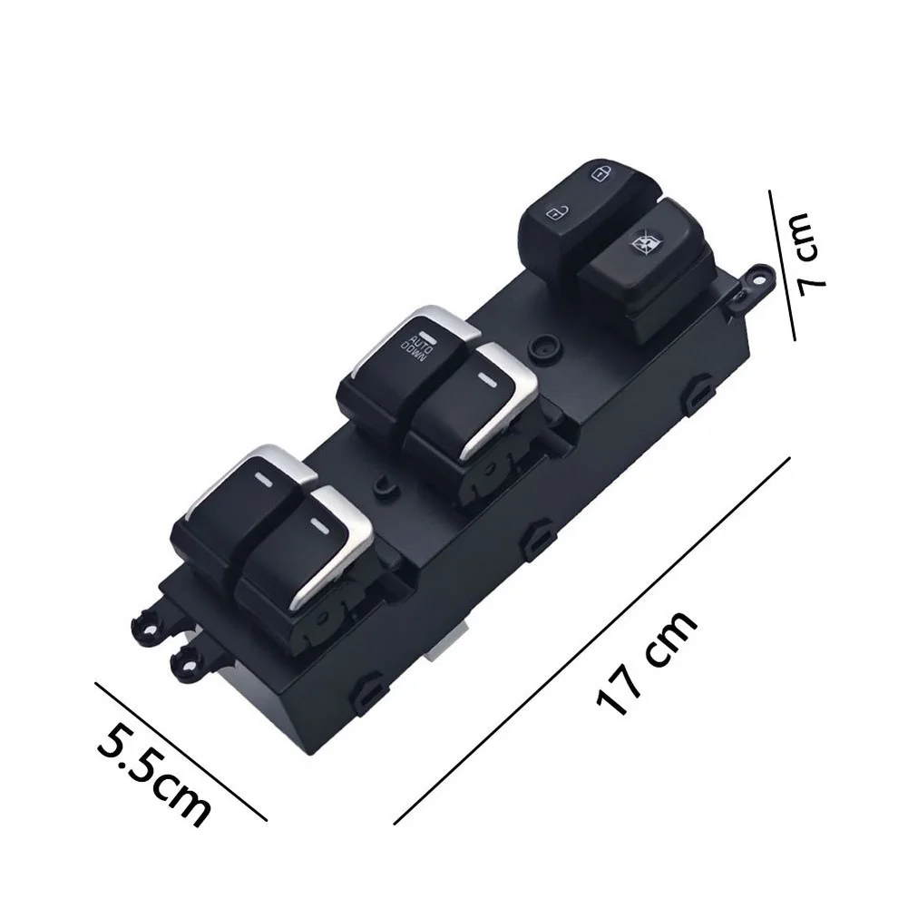 Front Left Door Power Window Switch Compatible with For Kia Soul 2014 2015 2016 2017 2018 2019 OEM 93570B2100CA