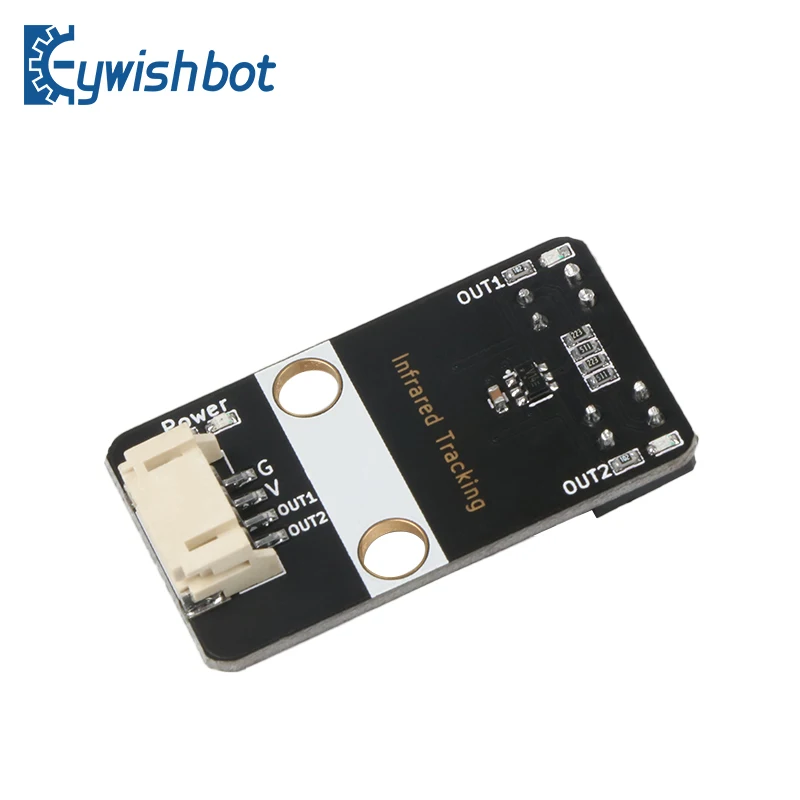 Two Channel Infrared Tracking Module, Automatic Tracking Probe, Line Patrol Sensor, Ph2 Anti Reverse Connection Compatible With