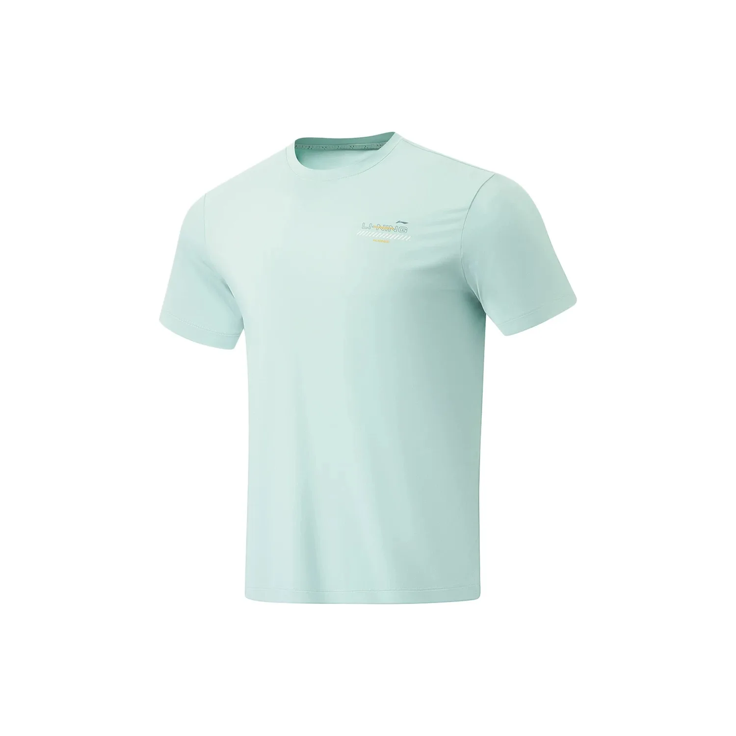 Li-Ning Men Training T-shirt AT DRY FREEZE Breathable Flexible 90%Nylon 10%Spandex Regular Fit LiNing Sports Tee Tops ATSU065 image 4