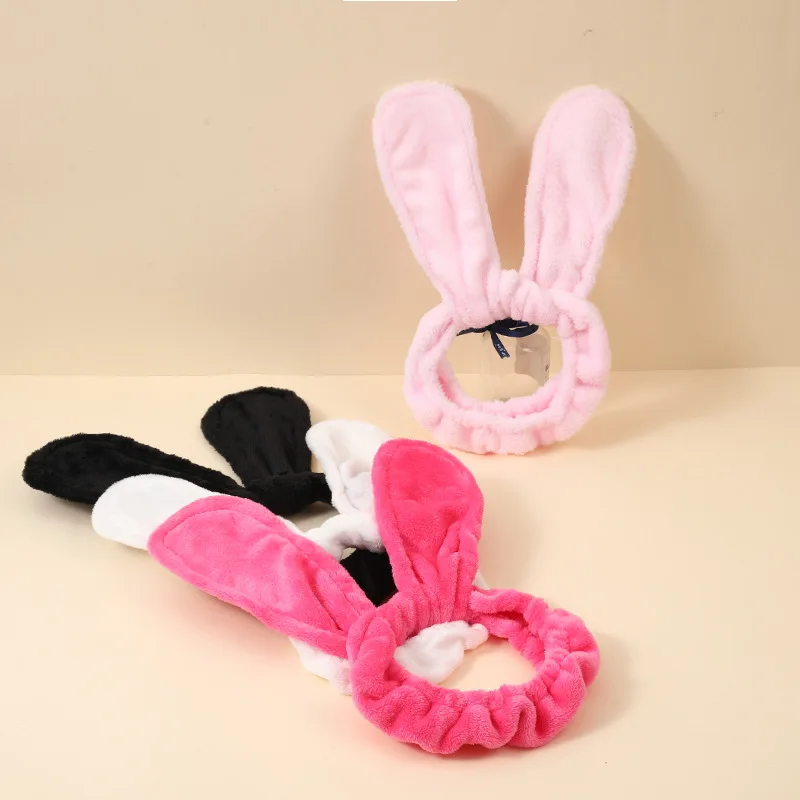 Rabbit Ear Curly Hair Bands For Sleeping Flannel Minimalist Advanced Heatless Long Short Hair Not harmful To Hairs Curling Tools