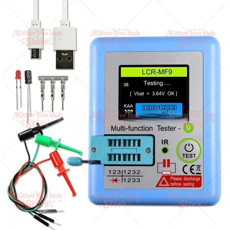 Suitable for  -MF9 Multifunctional Color Screen Display Transistor Tester