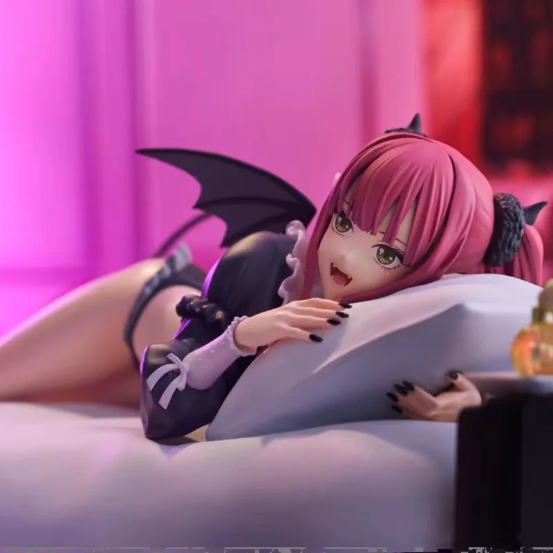 My Dress-Up Darling Marin Kitagawa Succubus Ver Anime Sexy Bishoujo Figure Collectible DesktopPC Case Decor Hot Sale Otaku Gift