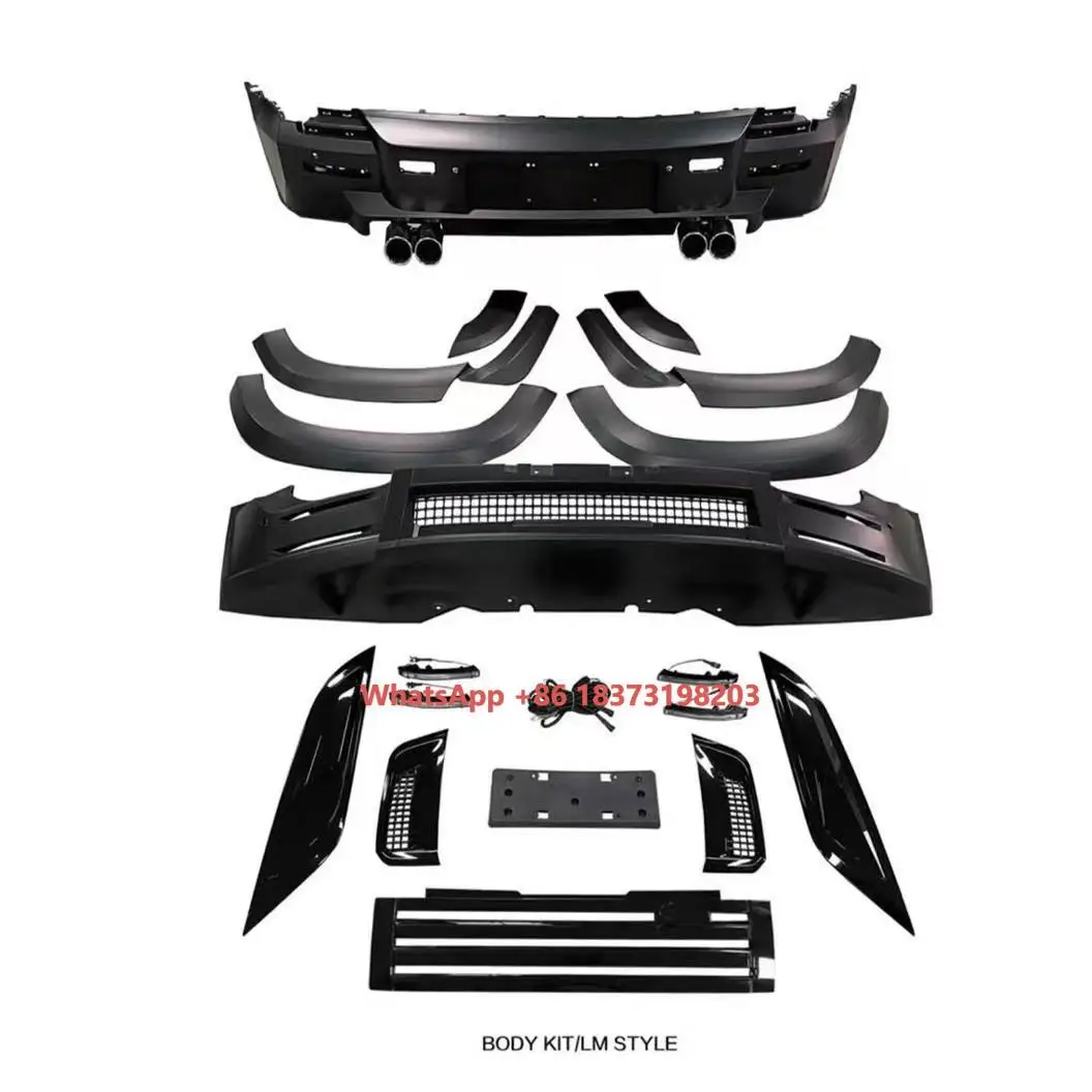 

For Lumma Style Modified Body Kit for Defender 110 New Auto Parts-Front & Rear Bumper with Wheel Eyebrow