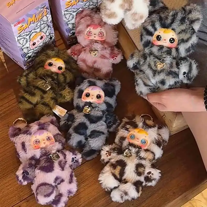 Caja ciega de momento genial de Samuel Meow, puede desmontar, reemplazar la cara, ojos aleatorios, muñeca, mochila, colgante, juguete, caja misteriosa, regalo sorpresa