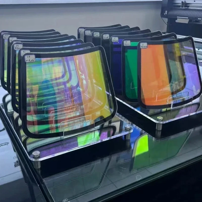 Оптовая продажа, нанокерамика, 84% Vlt, синий и фиолетовый оттенок хамелеона, фиолетовый хамелеон, тонировочная пленка для оконного стекла автомобиля, рулон