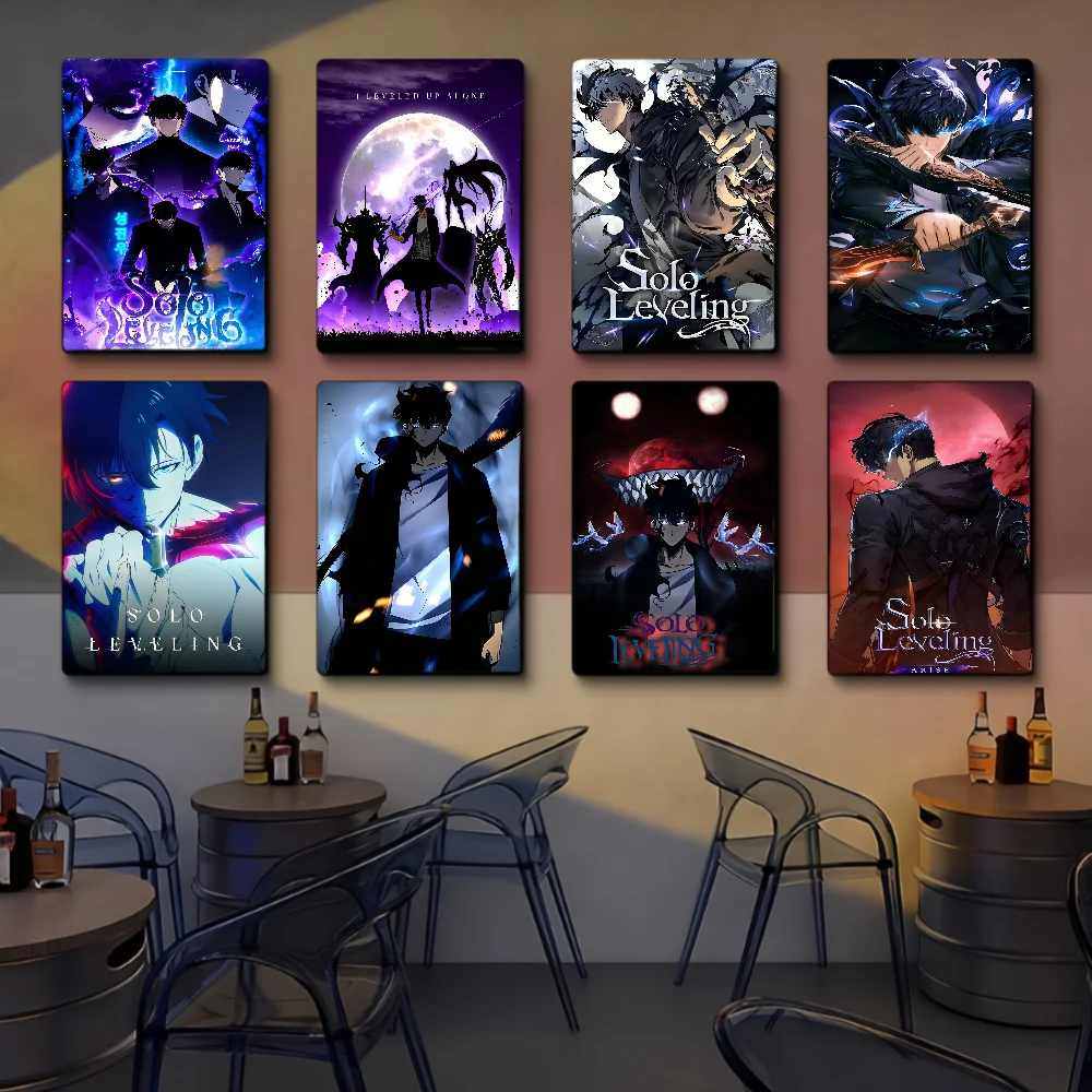 Solo Leveling Anime Good Quality Prints And Posters HD Quality Poster Wall Art Painting Study Home Decor