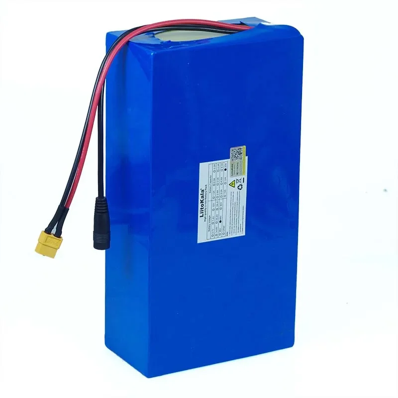 LiitoKala 48V 20ah 13s6p akumulator litowy 2000W akumulatory do rowerów elektrycznych wbudowany 50A BMS + ładowarka 54.6V 2A