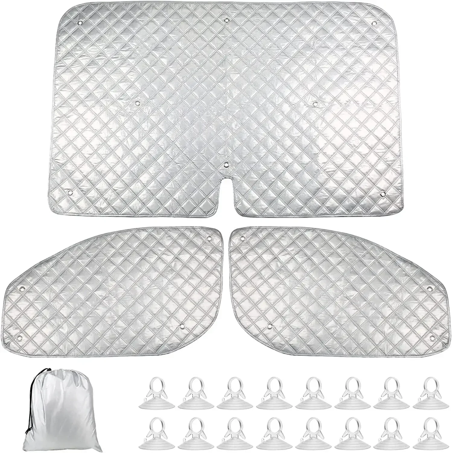 Sunshades for Ford Transit Custom MK8 2012-2022 Internal Thermal Blinds Window Cover Blind Kits Car Aluminum Foil Sun Blocker