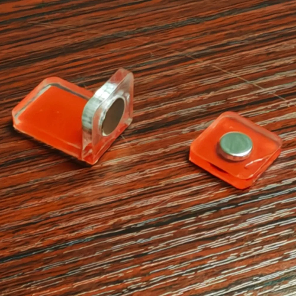 10 قطع من الملحقات المغناطيسية الأكريليك - أجزاء امتصاص مغناطيسية قوية شفافة للديكور والتنظيم #2