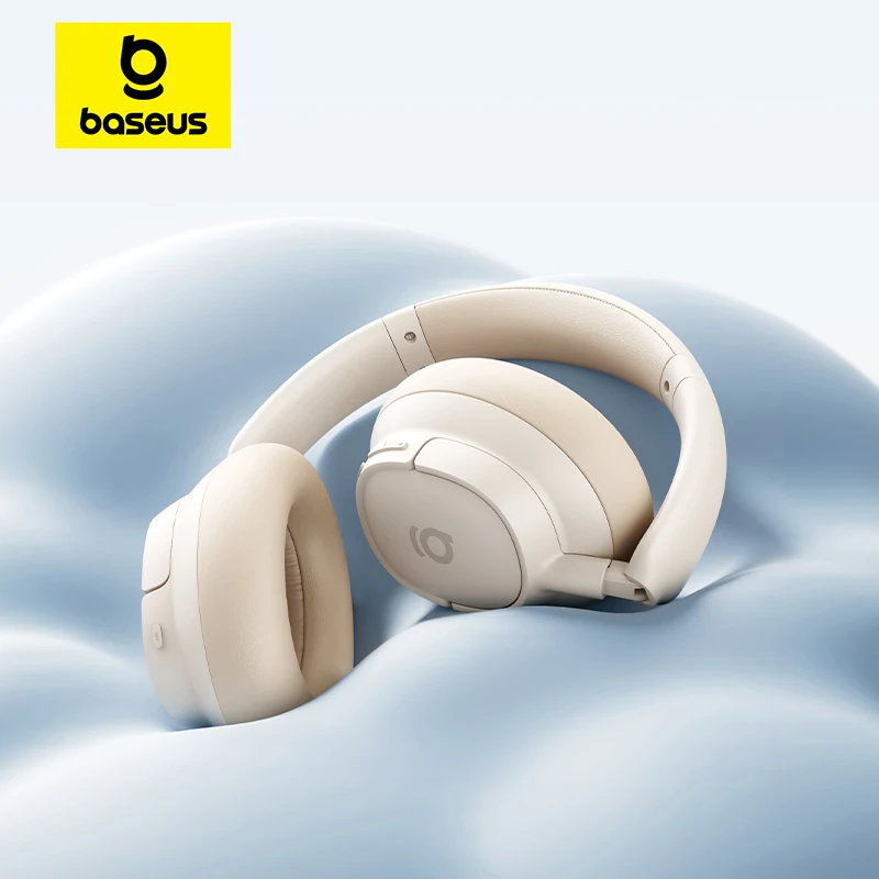 Image of Baseus ANC Kabellose Kopfhörer 80H Over-Ear-Ohrhörer 95% Geräuschunterdrückung Headsets Kopfhörer Bluetooth 6.0 BH1 NC LITE