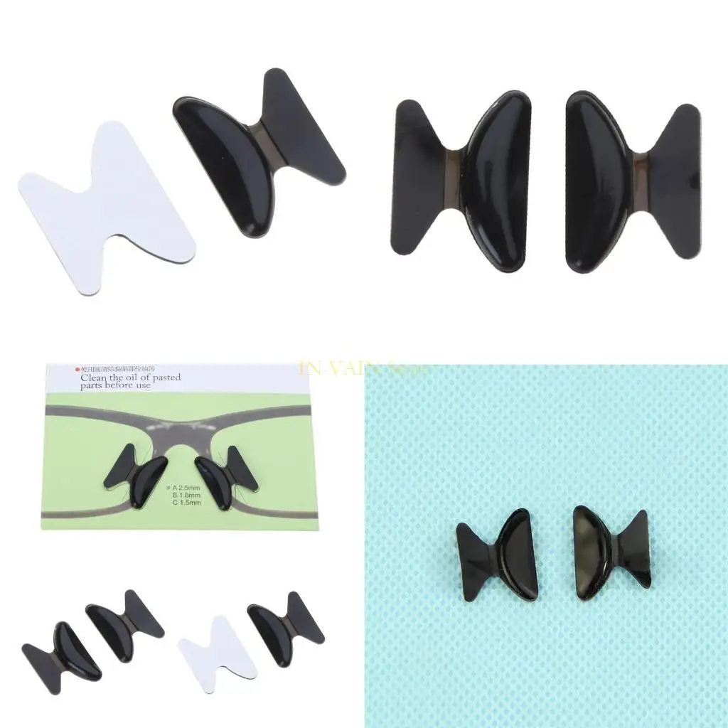 

M5TC 1 пара очков, солнцезащитные очки, противоскользящие силиконовые палочки на носовой упор