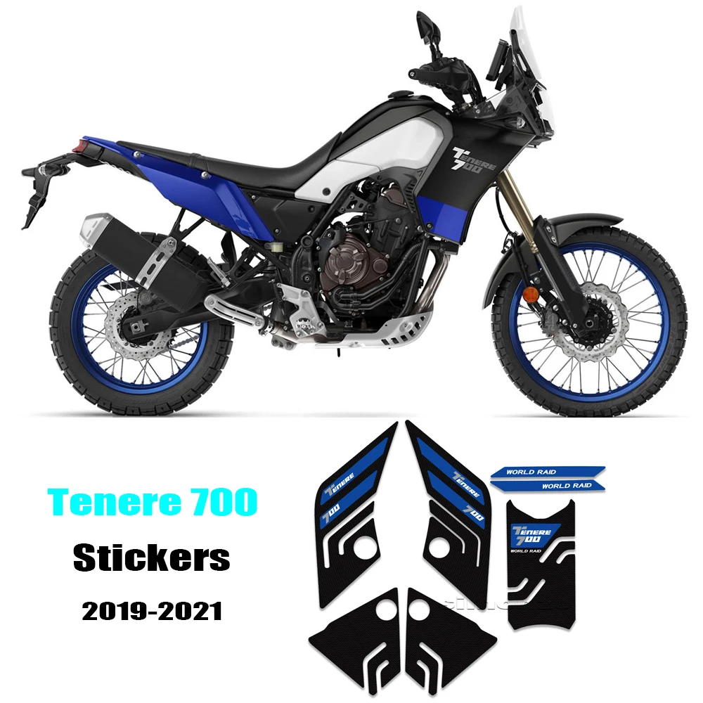 

Tenere 700 Motorcycle Sticker T700 T7 Tank Sticker Side Decal Anti Scratch For Yamaha TENERE 700 2019-2021