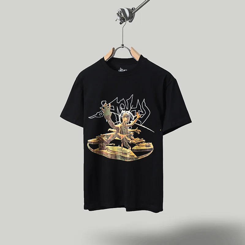 New Novelty High 2024 Men Utopia Spiders T Shirts T-Shirt Hip Hop Skateboard Street Cotton T-Shirts Tee Top kenye #A10