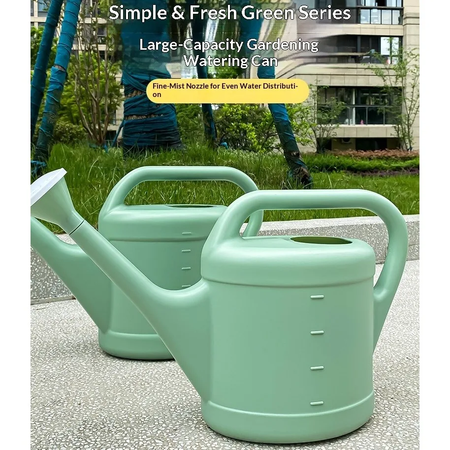 Large Capacity Long-Mouth Sprinkler Pot for Gardening Vegetable Watering Flower Shower Spray Garden Tool