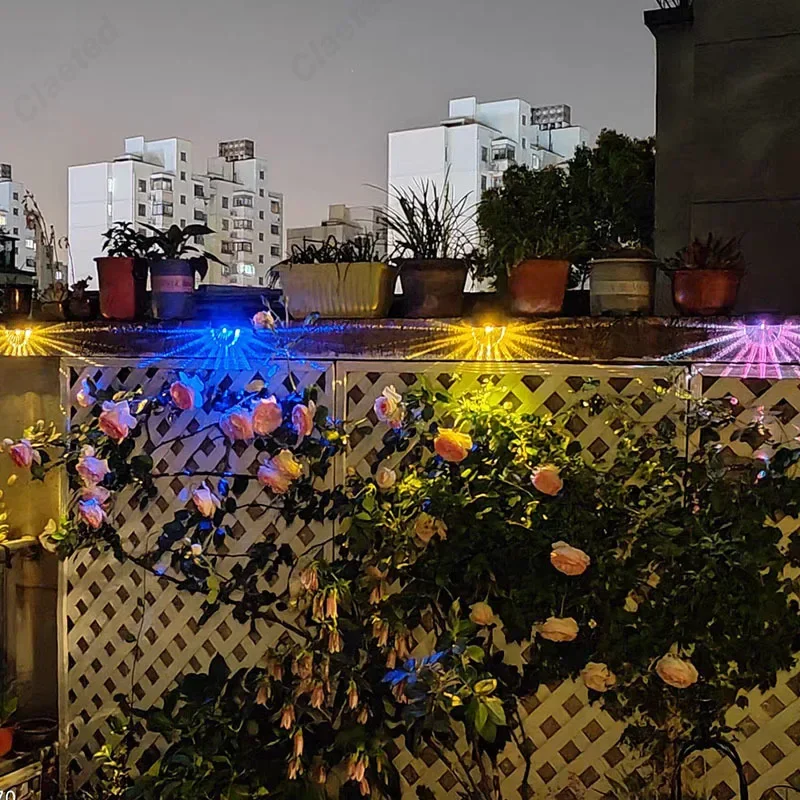 New LED Solar Step Light IP65 Outdoor Waterproof Villa Courtyard Lawn Garden Atmosphere Decoration Lighting Fixture