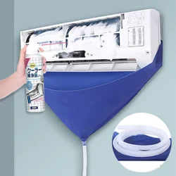 New Waterproof Air Conditioner Cleaning Cover with Water Pipe Air Conditioner Cleaning Dust Protection Cleaning Cover Bag